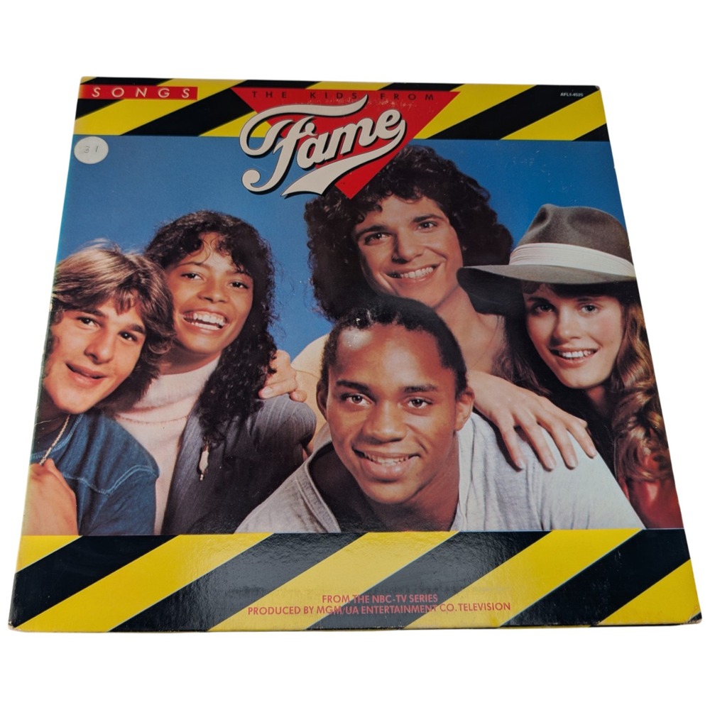 The Kids From Fame Songs LP (1982 US RCA AFL1-4525) Gatefold EX/VG
